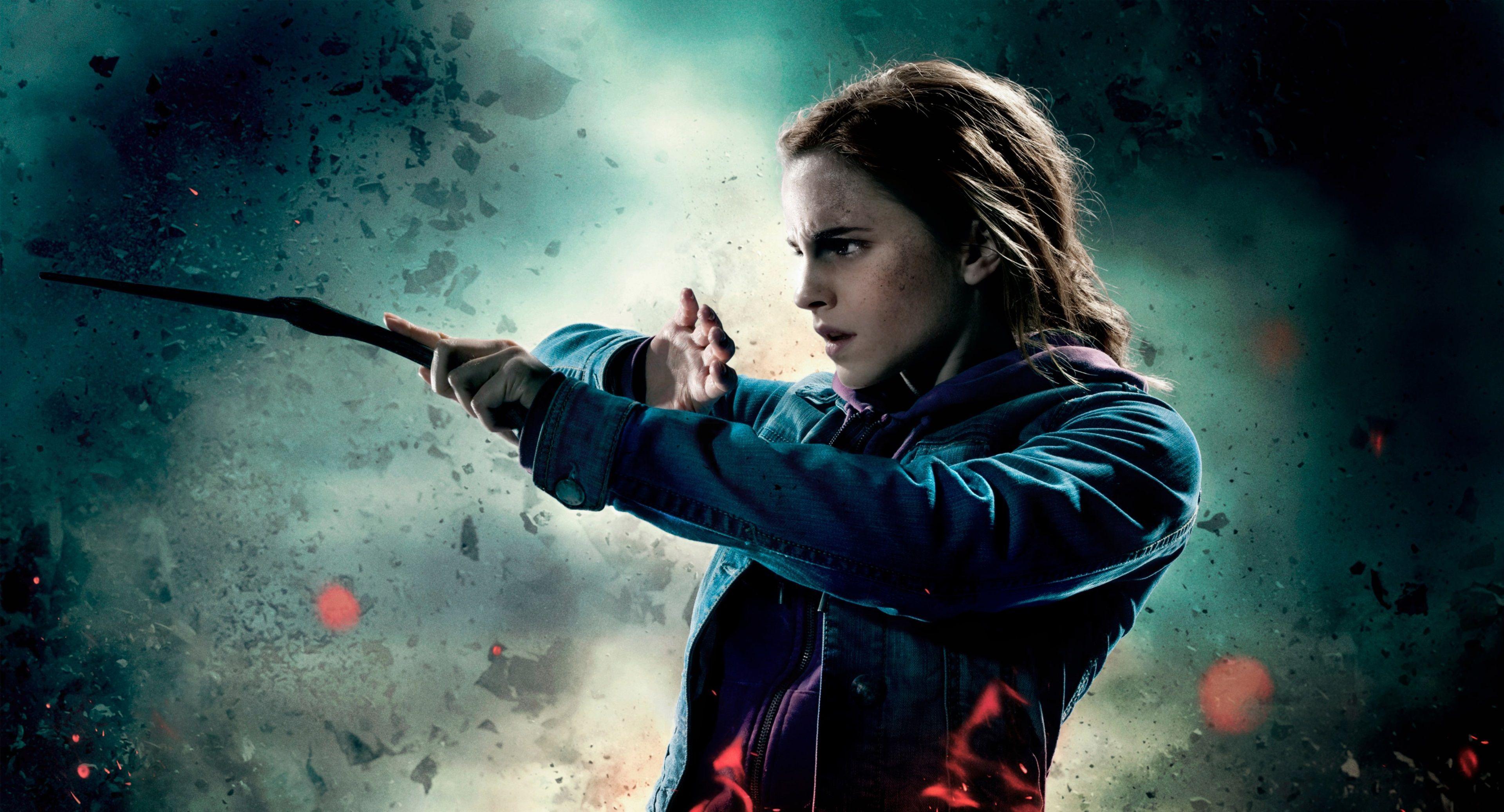 3840x2074 hermione granger 4k wallpaper for desktop computer