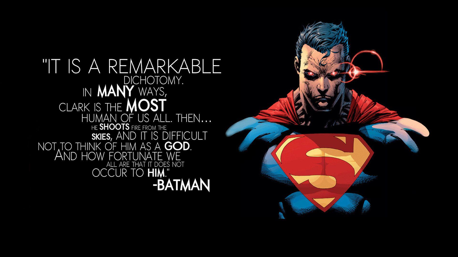 1920x1080 Batman Superman Quotes