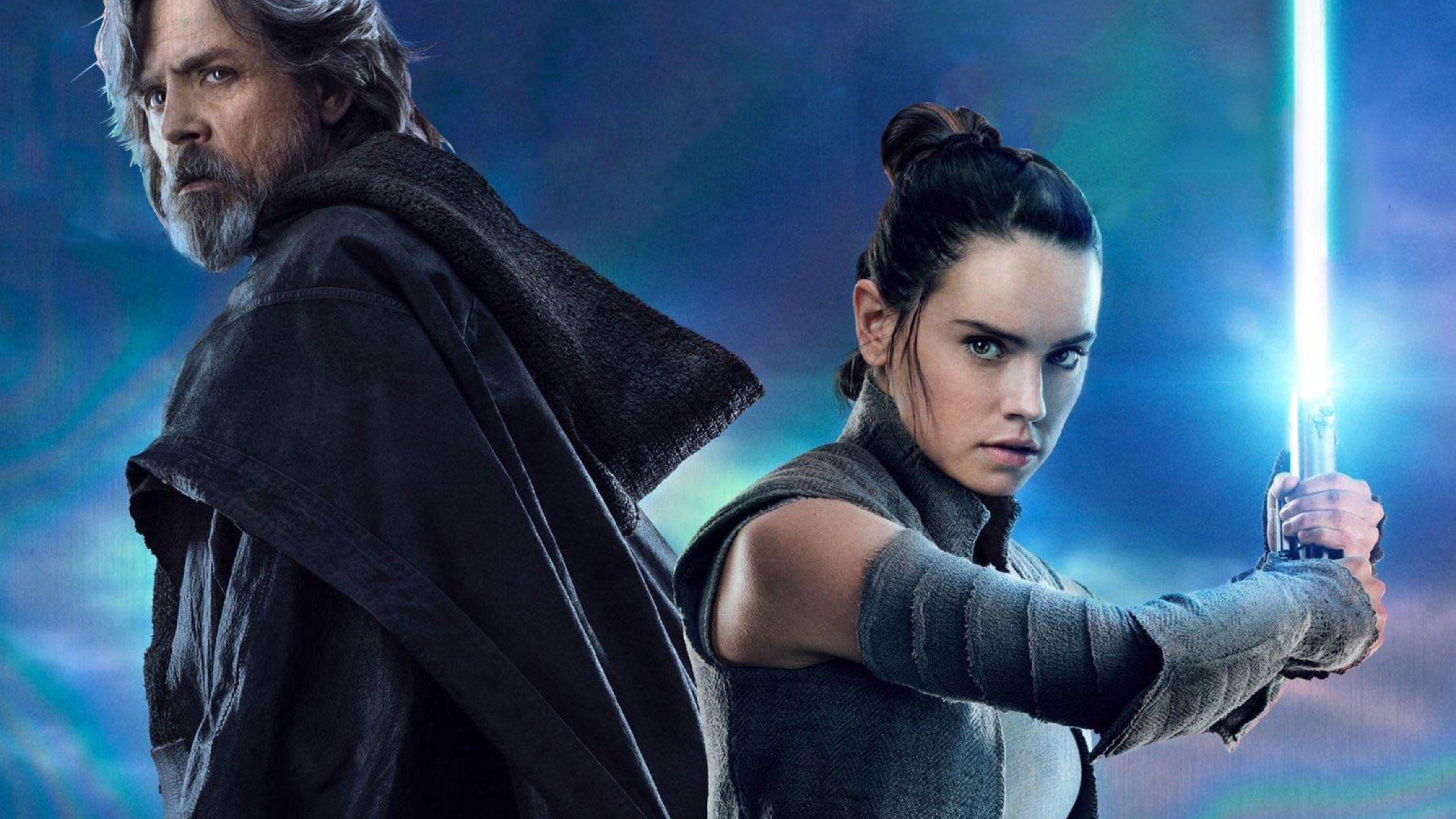 2560x1440 Rey And Luke Star Wars The Last Jedi 1440P Resolution