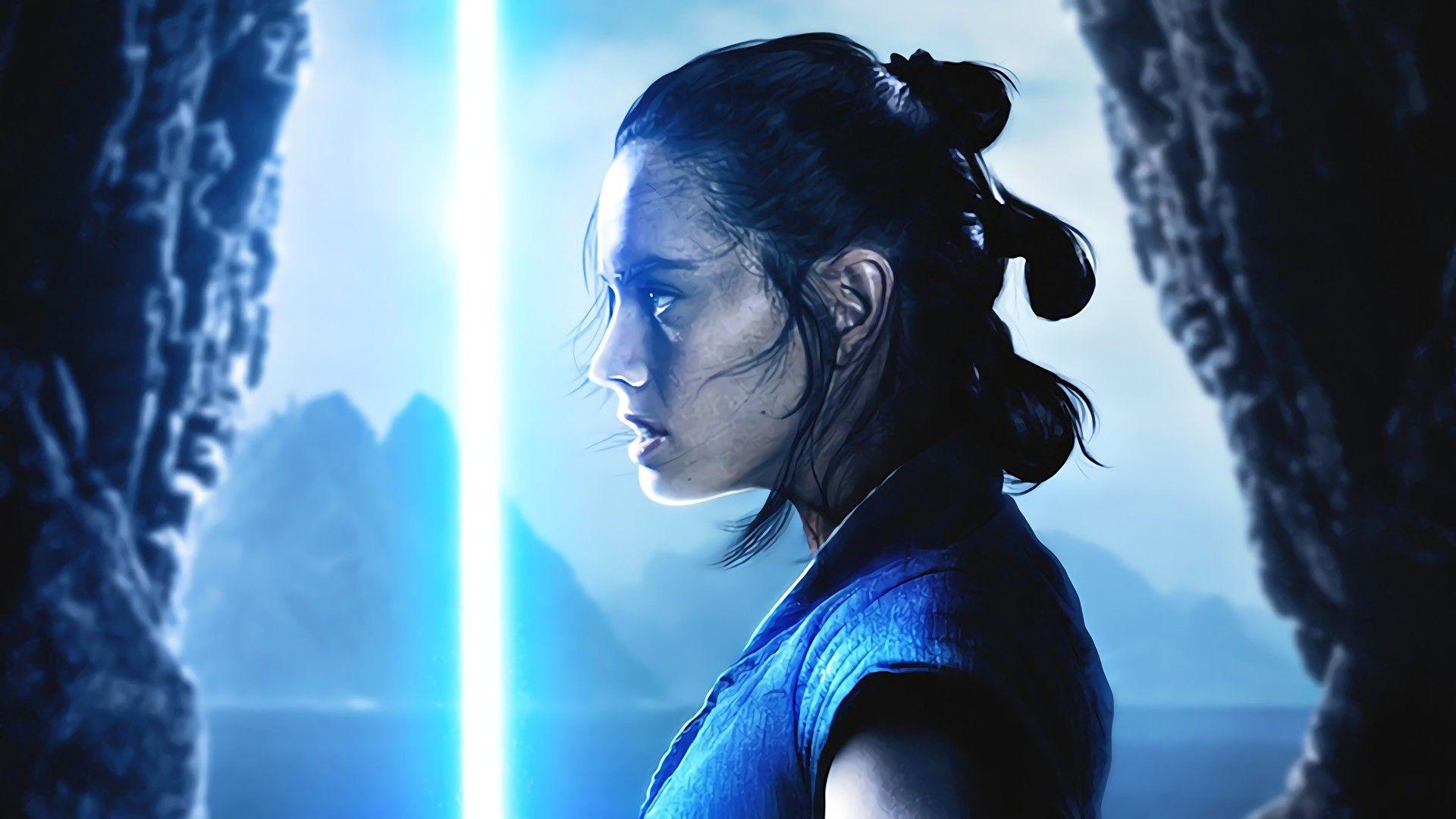 1920x1080 Blue Lightsaber Wallpaper