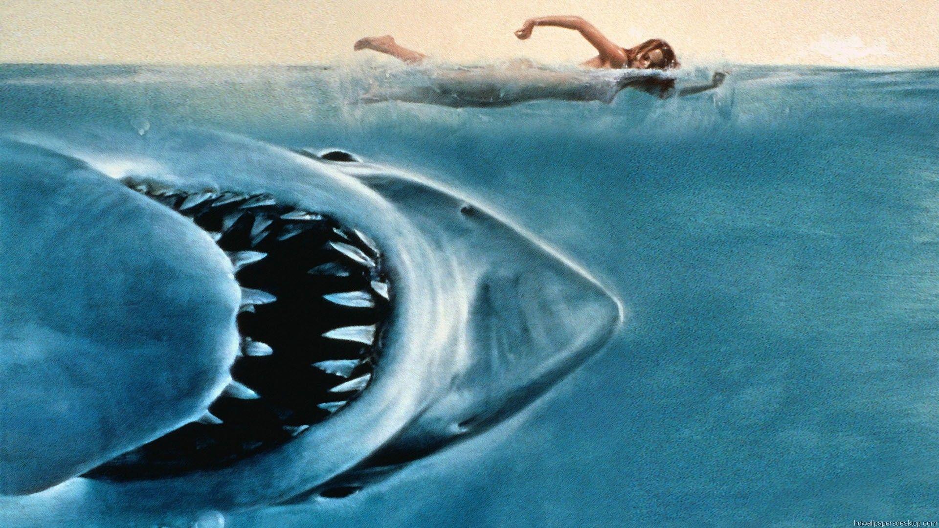 1920x1080 movies, Sharks, Jaws, Digital, Art, Movie, Posters, Fan, Art