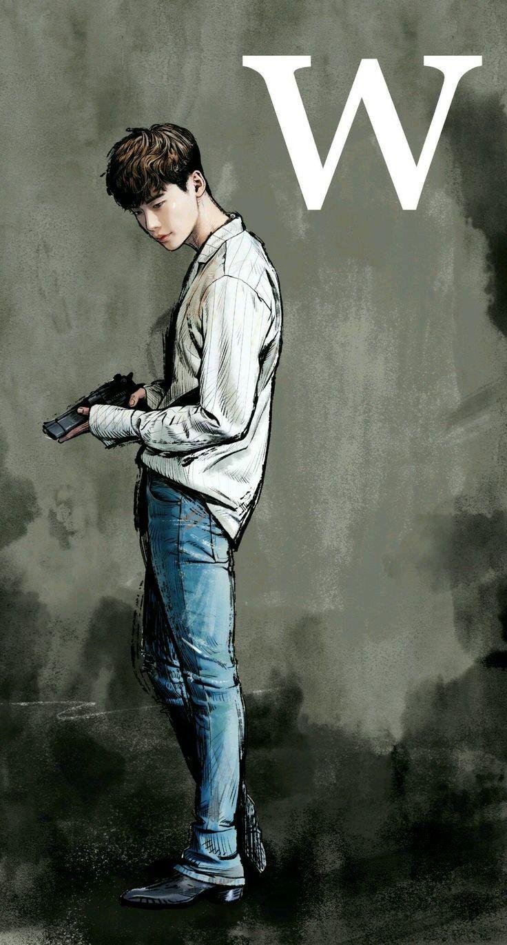 736x1370 W the two worlds Chul Jong Suk. Lee jong suk