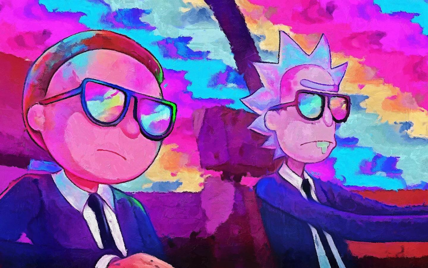 1440x900 Rick And Morty Supreme Wallpaper