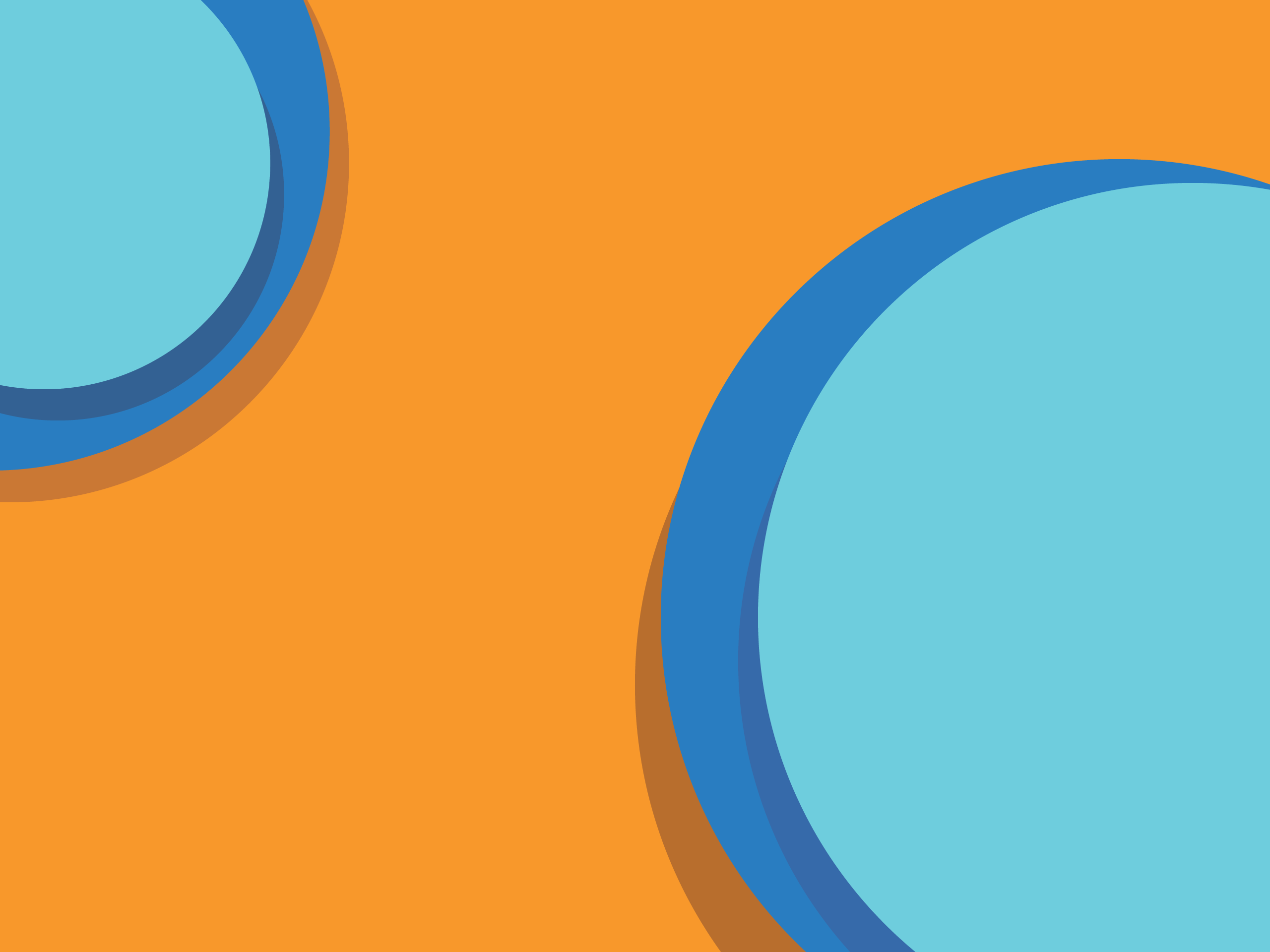 2560x1920 Blue And Orange Wallpaper