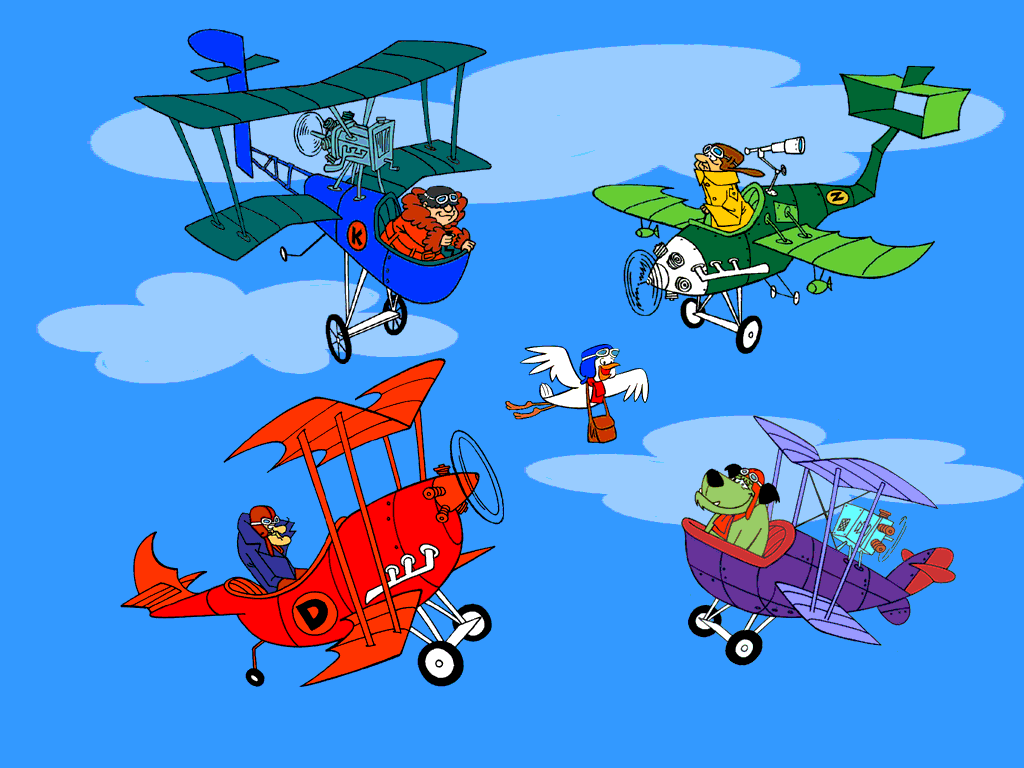 1024x768 HD 1024x768 Hanna Barbera All Famous Characters Wallpaper Photo