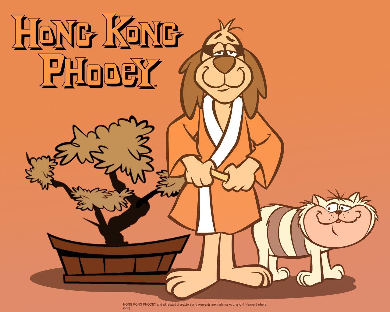 1280x1024 Hong Kong Phooey And Cat Barbera Wallpaper