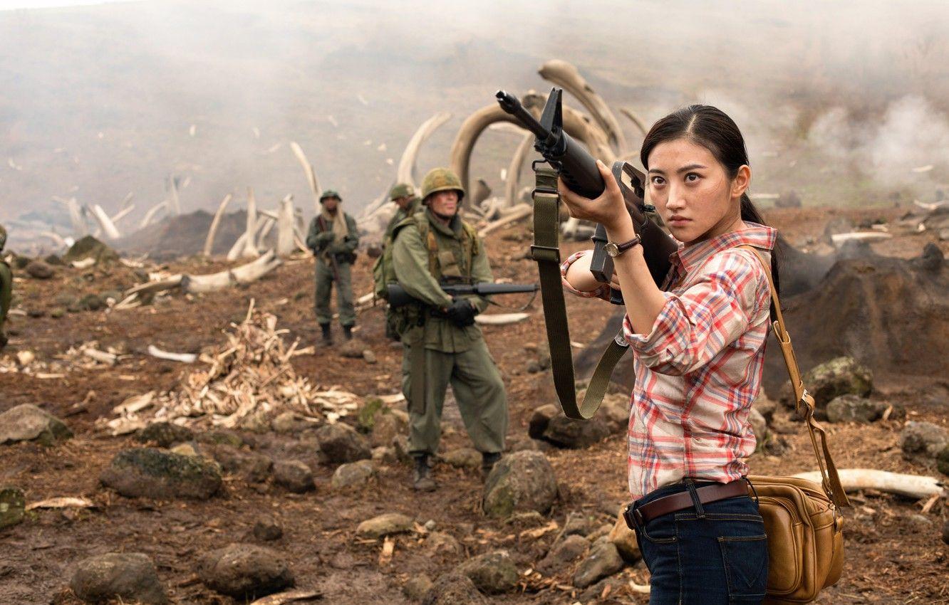 1332x850 Wallpaper Jing Tian, Kong: skull Island, Jing Tian, Kong:Skull