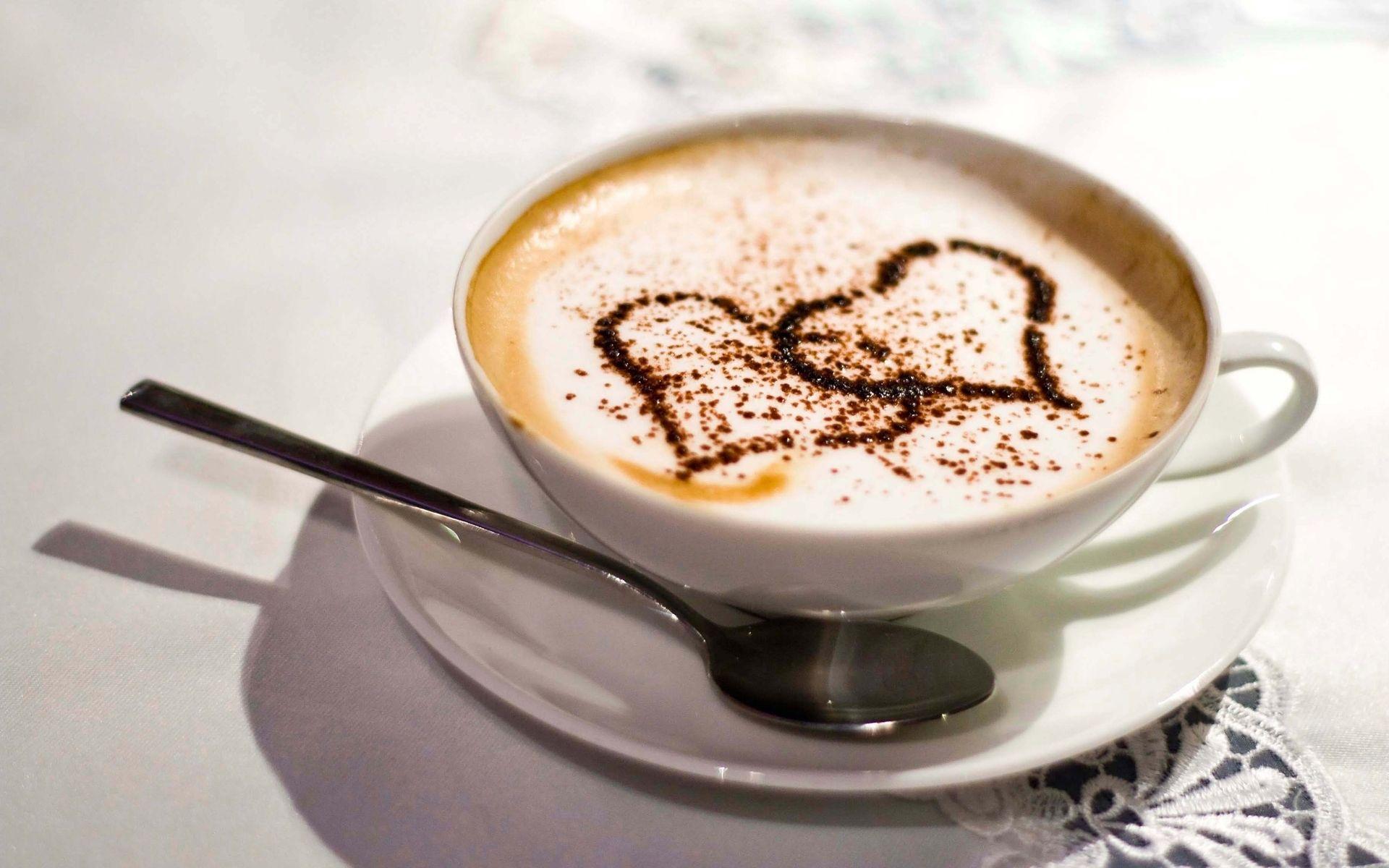 1920x1200 Cute Cappuccino Wallpaper