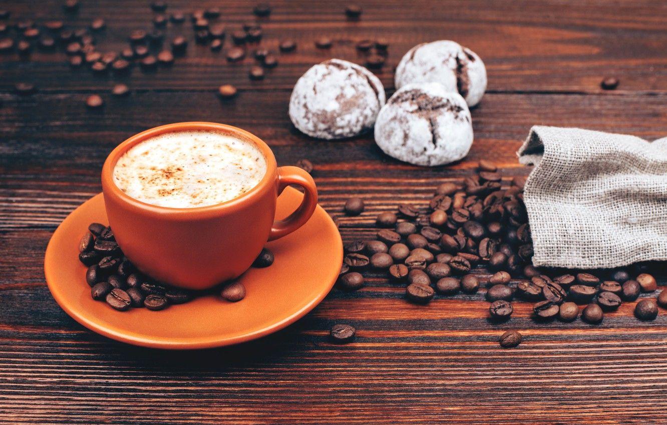 1332x850 Wallpaper coffee, food, grain, morning, blur, candy, Cup