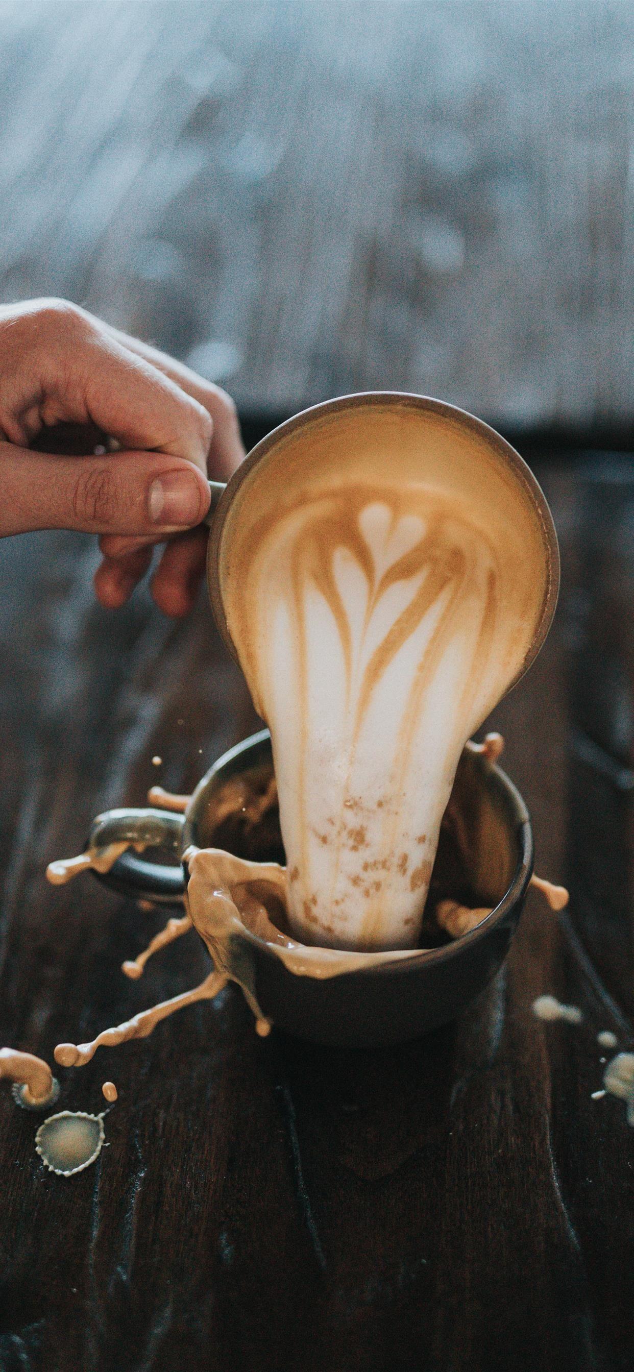 1242x2688 cappuccino iPhone Wallpaper Free Download