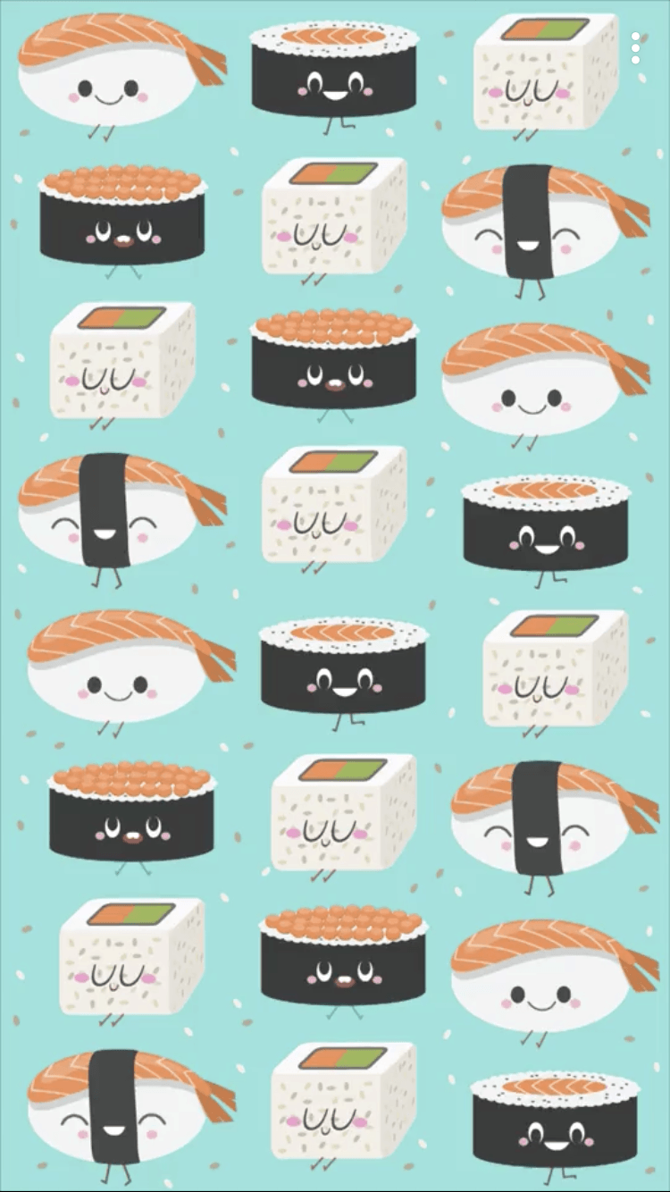 Cute Sushi Wallpapers - Top Free Cute Sushi Backgrounds - WallpaperAccess