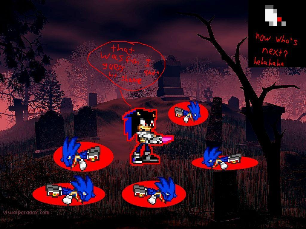 1024x768 Sonic Vs Sonic Exe