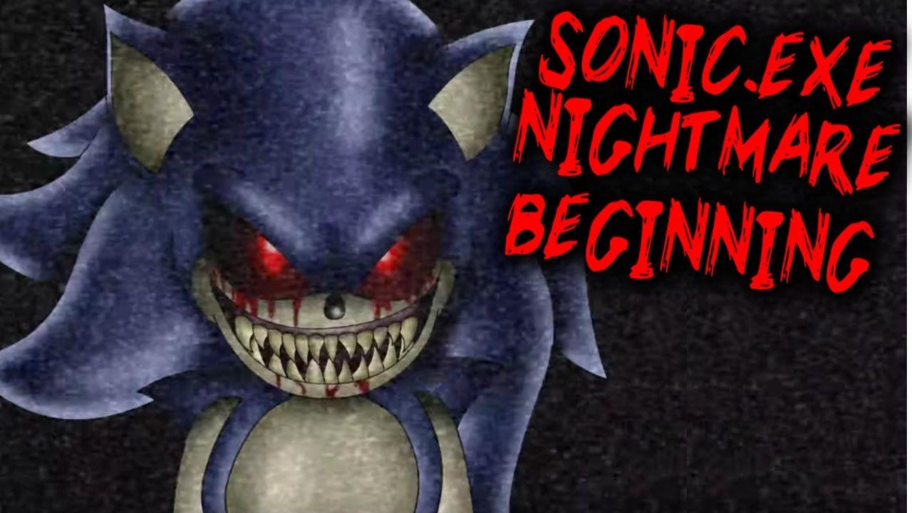 1280x720 SONIC.EXE NIGHTMARE BEGINNING NEW SONIC THE HEDGEHOG HORROR GAME