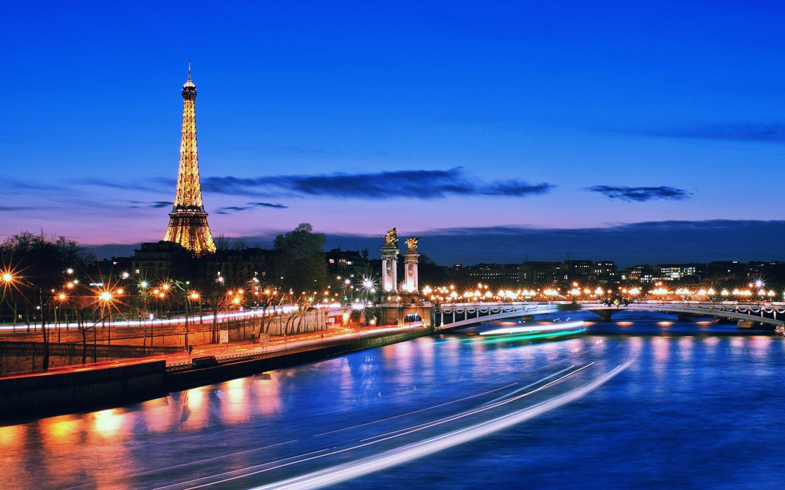 2560x1600 Paris At Night wallpaper for Android