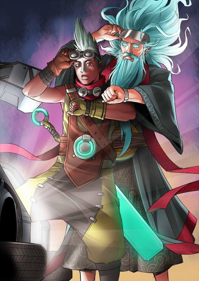 752x1063 Ekko and Zilean League Of Legends Fan Art. Lol league of legends