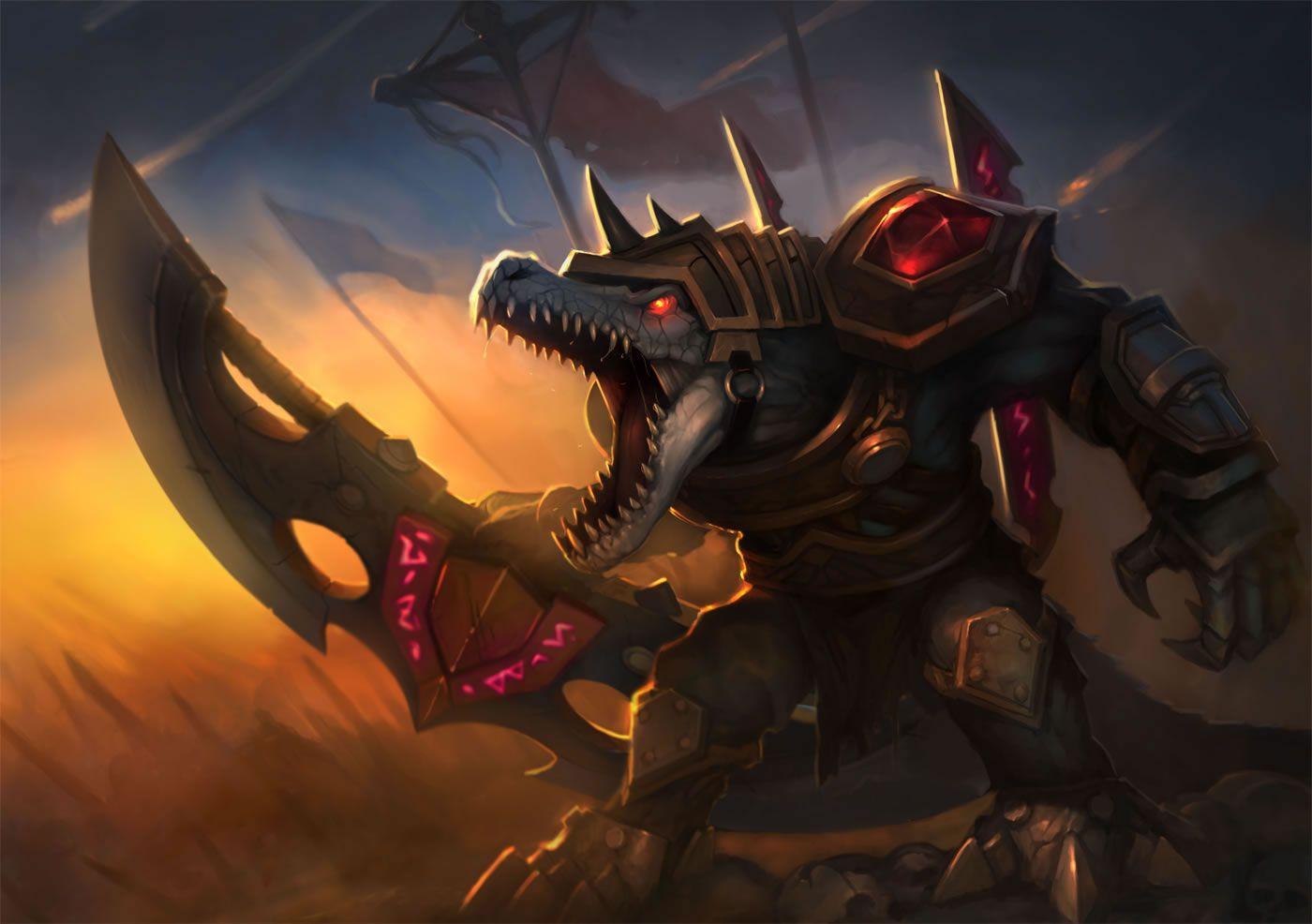 1400x986 Renekton of Legends Wallpaper
