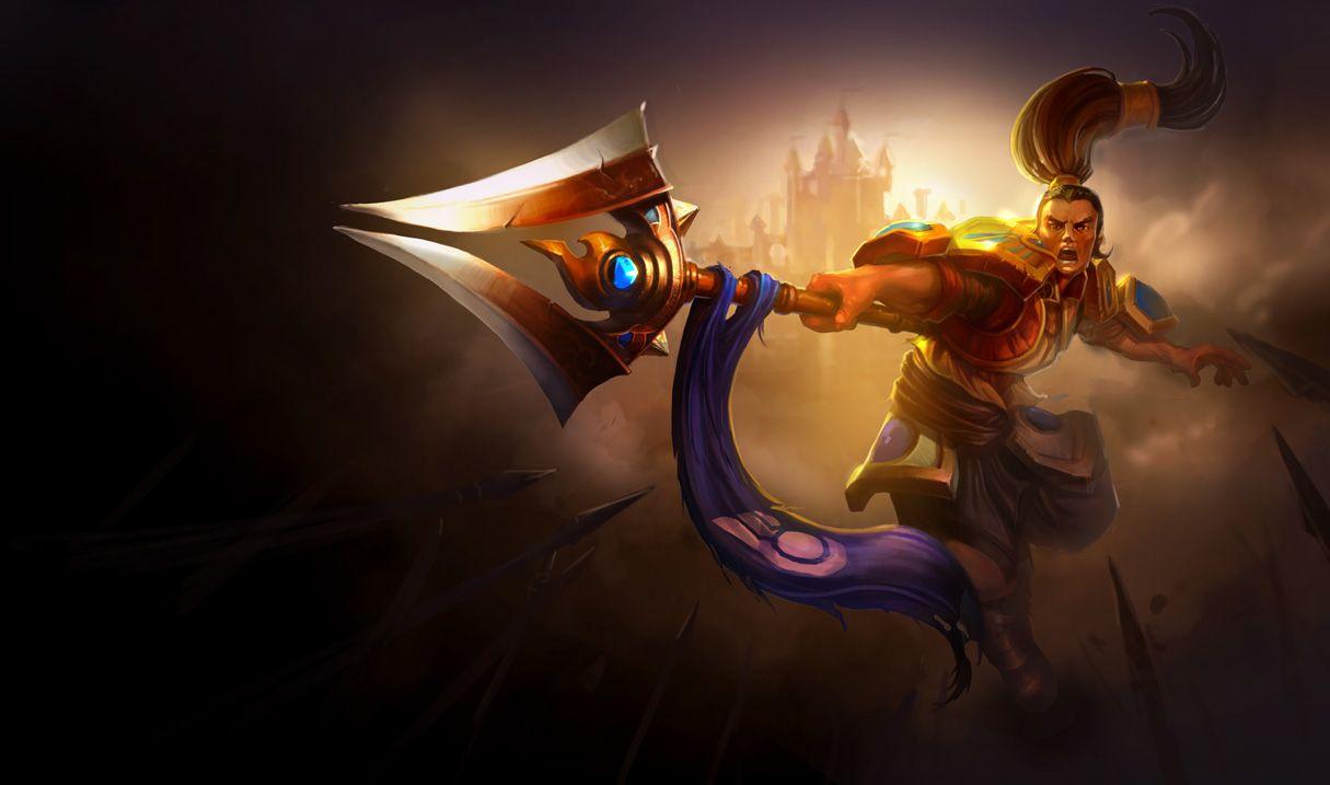 1215x717 Xin Zhao Classic Skin of Legends Wallpaper