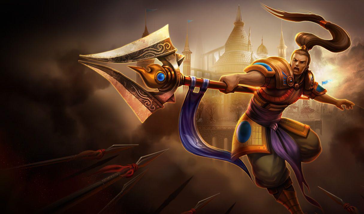 1215x717 Xin Zhao of Legends Wallpaper