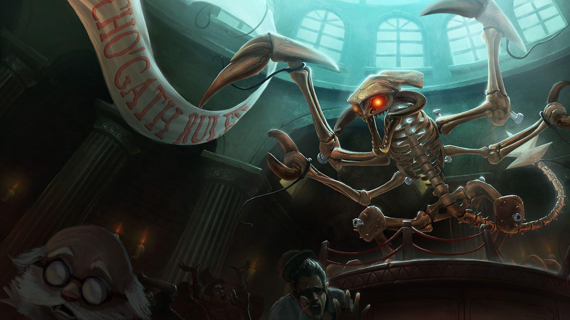 1920x1080 Jurassic Cho'Gath Wallpaper