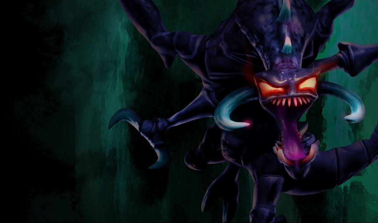 1215x717 League of Legends Cho'Gath Wallpaper Chinese + American