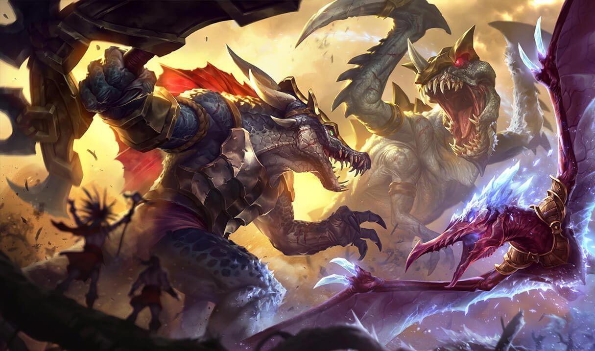 1215x717 Prehistoric Cho'Gath - League of Legends (LoL) Champion Skin