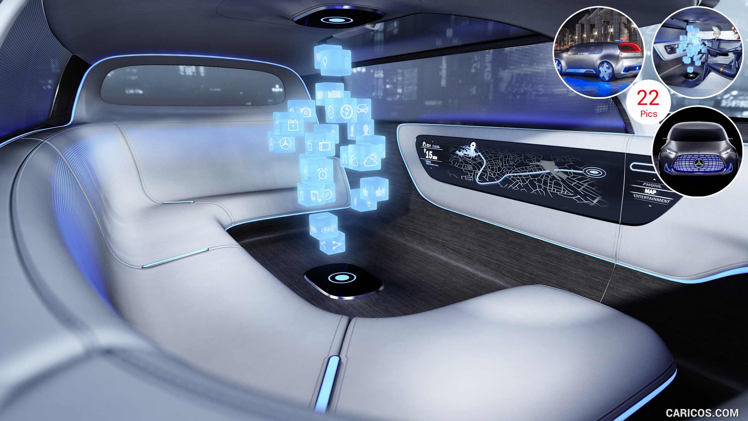 2560x1440 Mercedes Benz Vision Tokyo Concept. HD Wallpaper