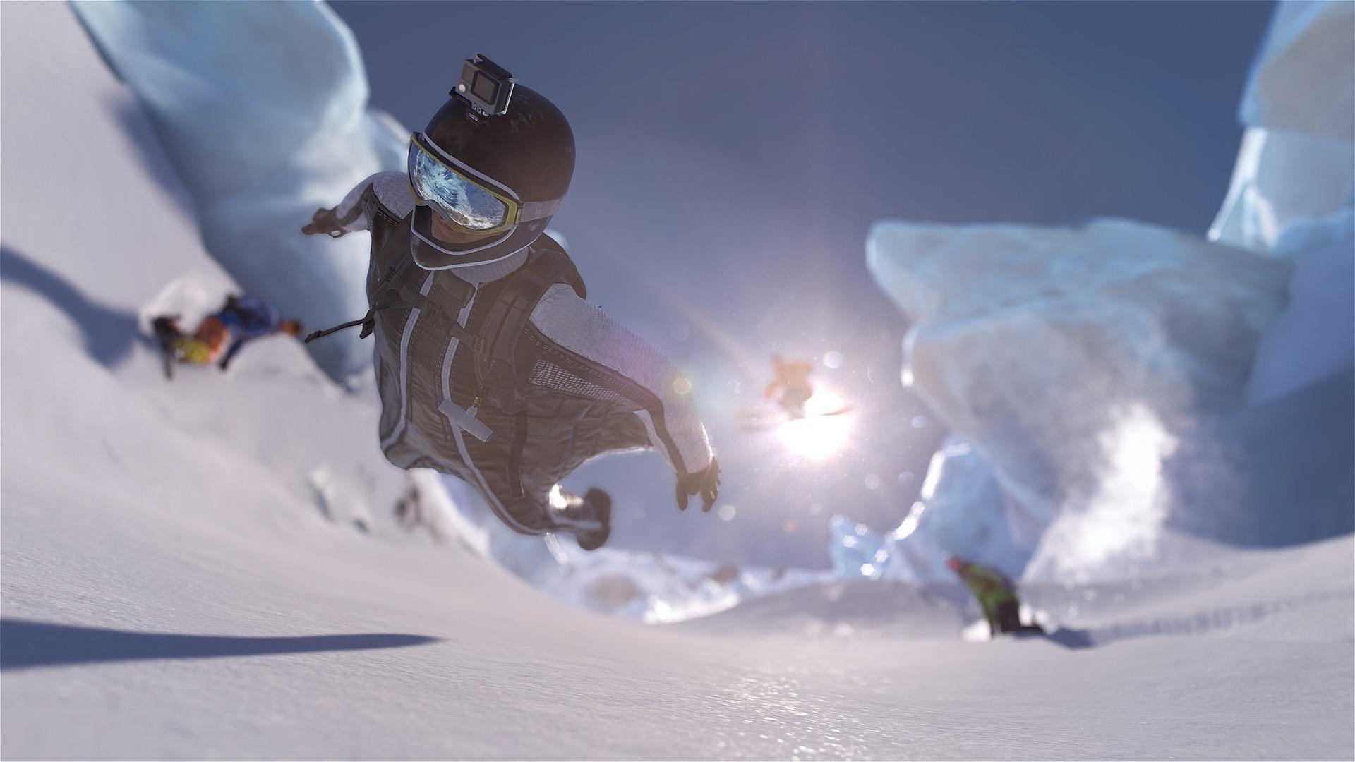 1920x1080 Wingsuit Flying Extreme Sport Steep. Wallpaper
