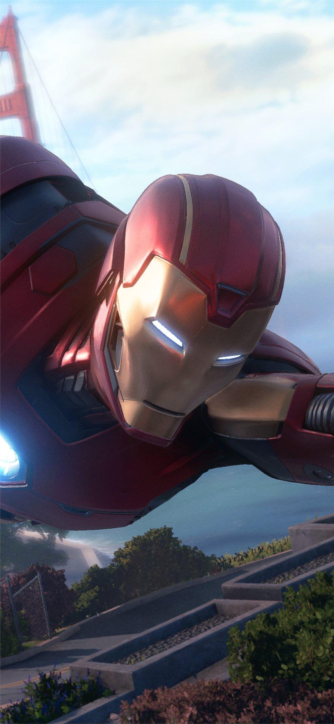 1125x2436 marvel avengers iron man iPhone X Wallpaper Free Download