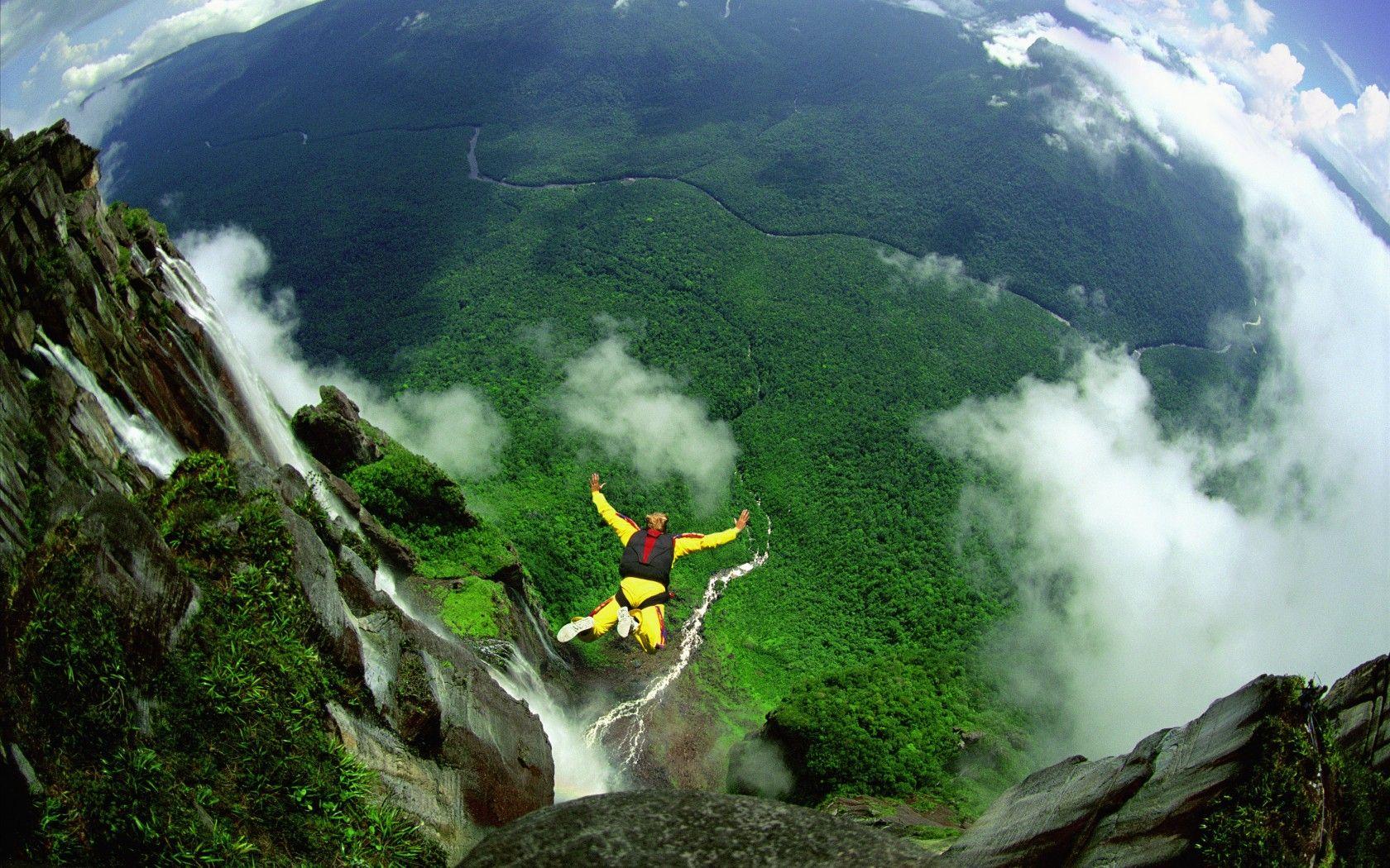 1680x1050 Wingsuit Wallpaper
