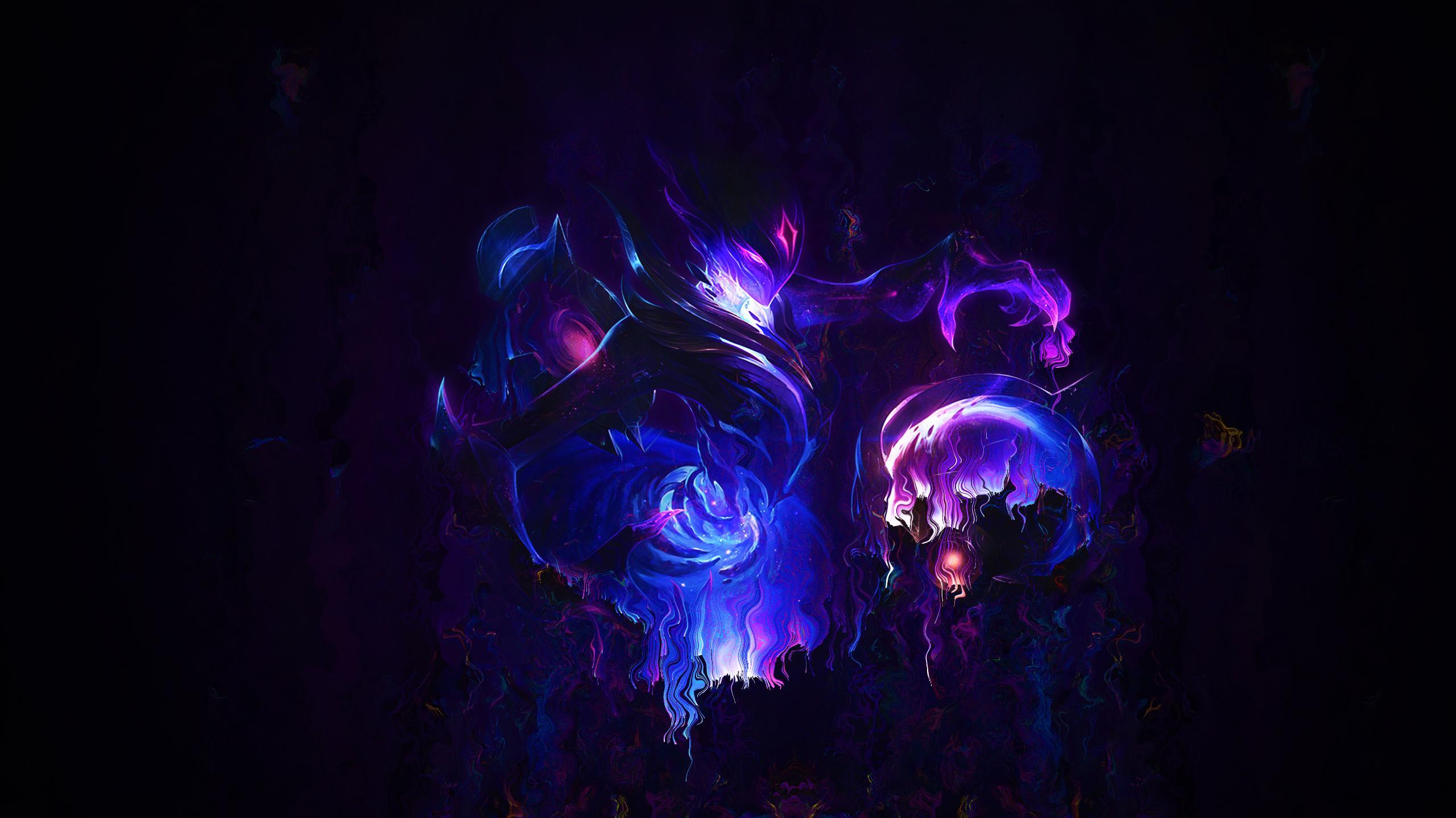 2560x1440 Pulsefire Caitlyn Glitch Wallpaper