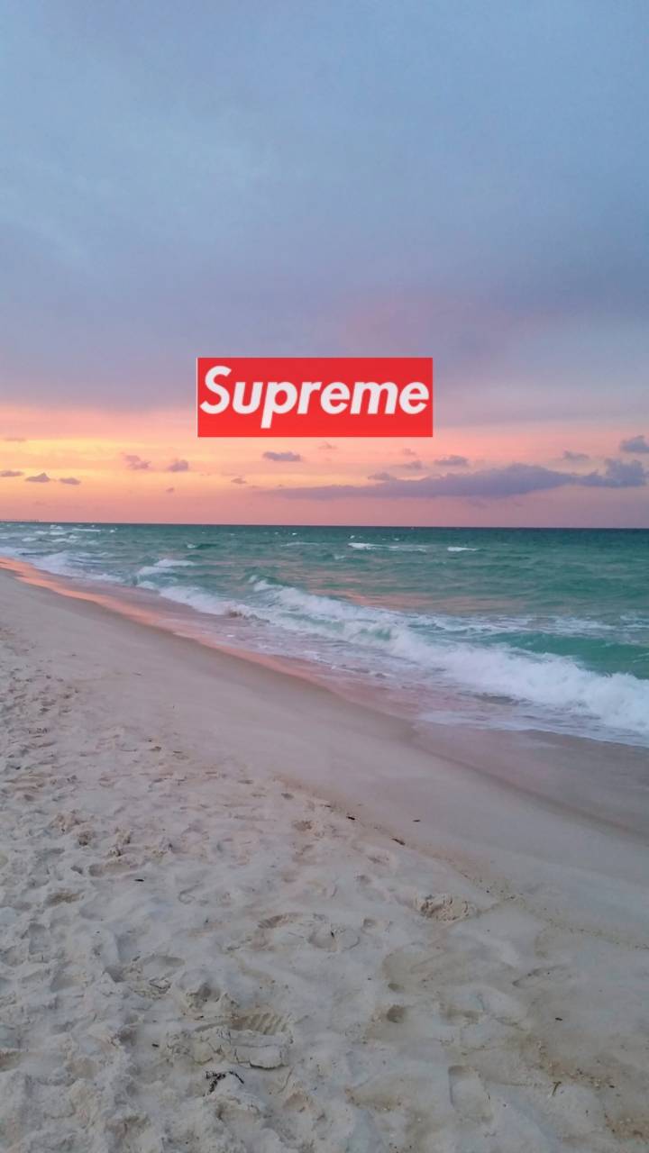 720x1280 Supreme beach wallpaper