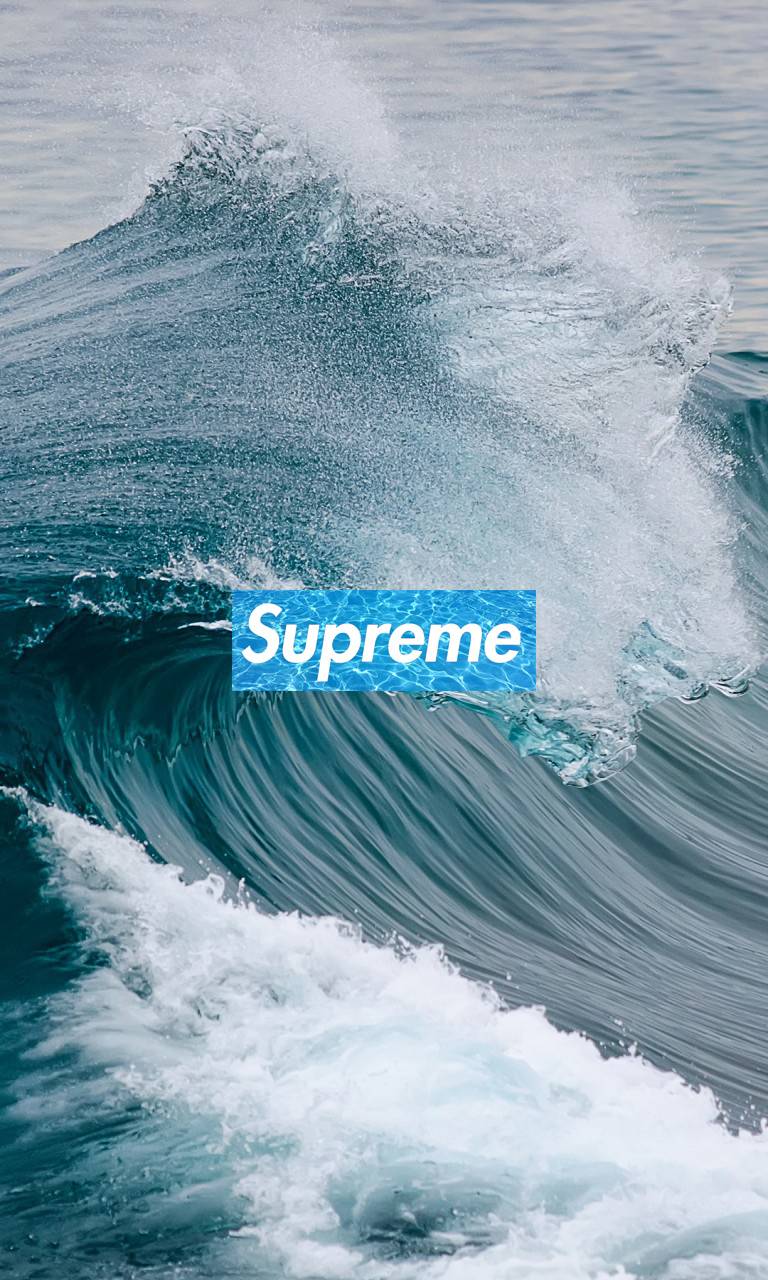 768x1280 Supreme Waves wallpaper