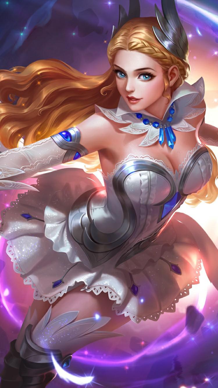 750x1334 Mobile Legends Odette Wallpaper