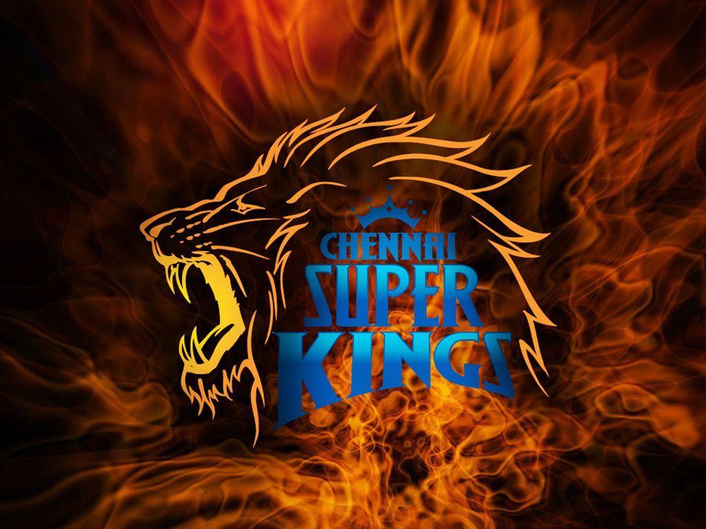 1024x768 Chennai Super Kings Logo Wallpaper