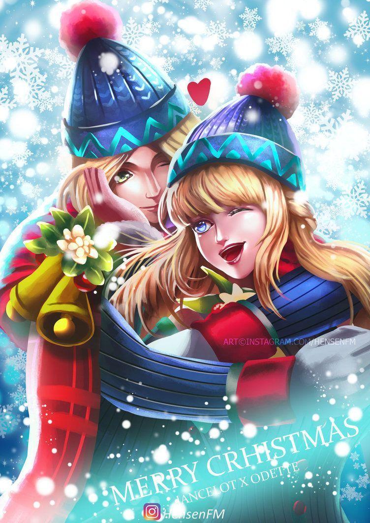 752x1063 Mobile Legends Lancelot And Odette, HD Wallpaper & background