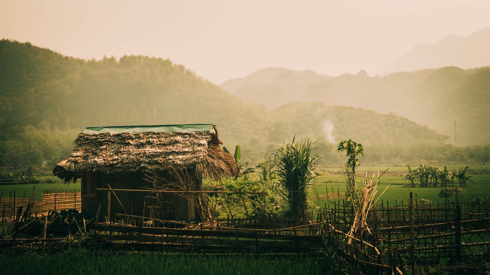 1920x1078 4K Ultra HD Vietnamese Mountain Farm
