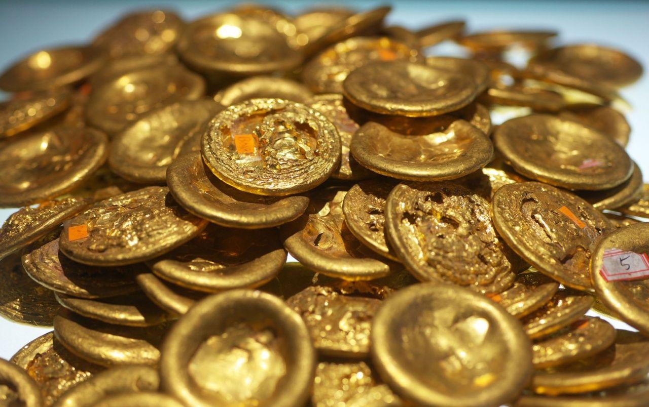 1280x804 Chinese Gold Coins wallpaper. Chinese Gold Coins