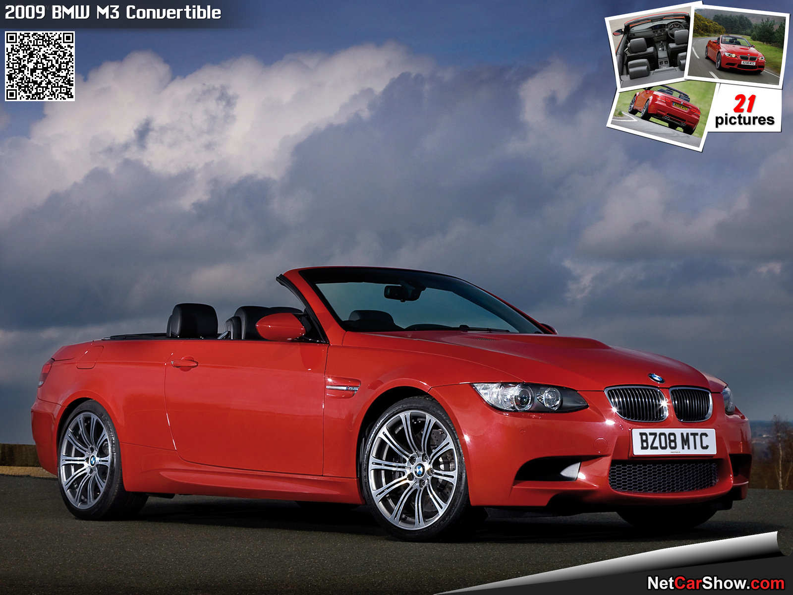 1600x1200 BMW M3 Convertible [UK] (2009), information & specs