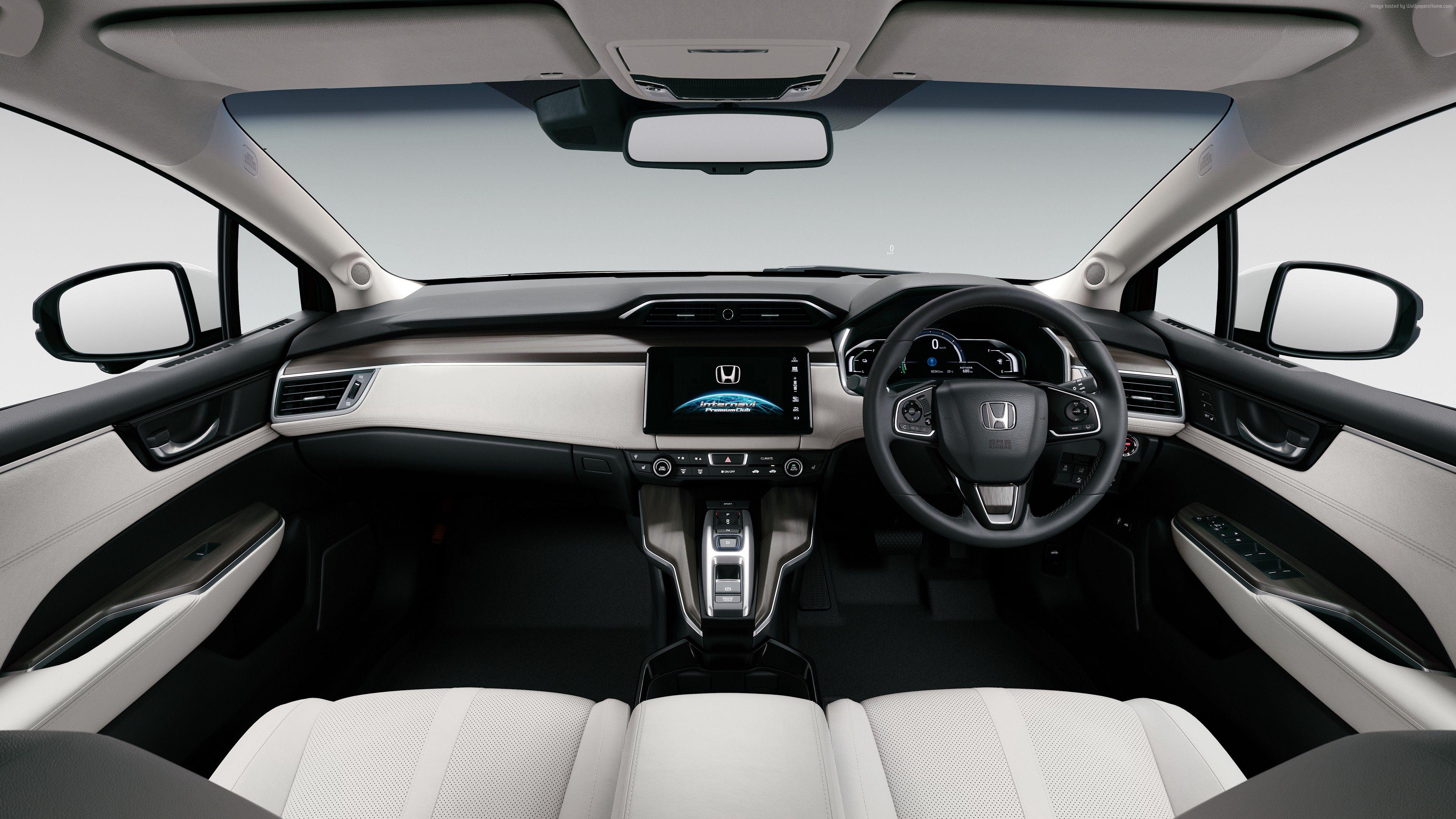 4093x2302 Wallpaper Honda Clarity, Fuel Cell, interior, Hydrogen Concept