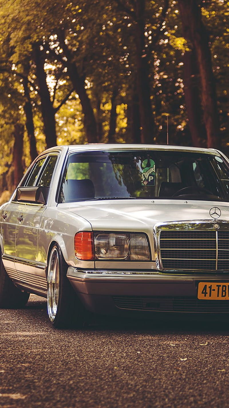 800x1422 HD mercedes w126 wallpaper