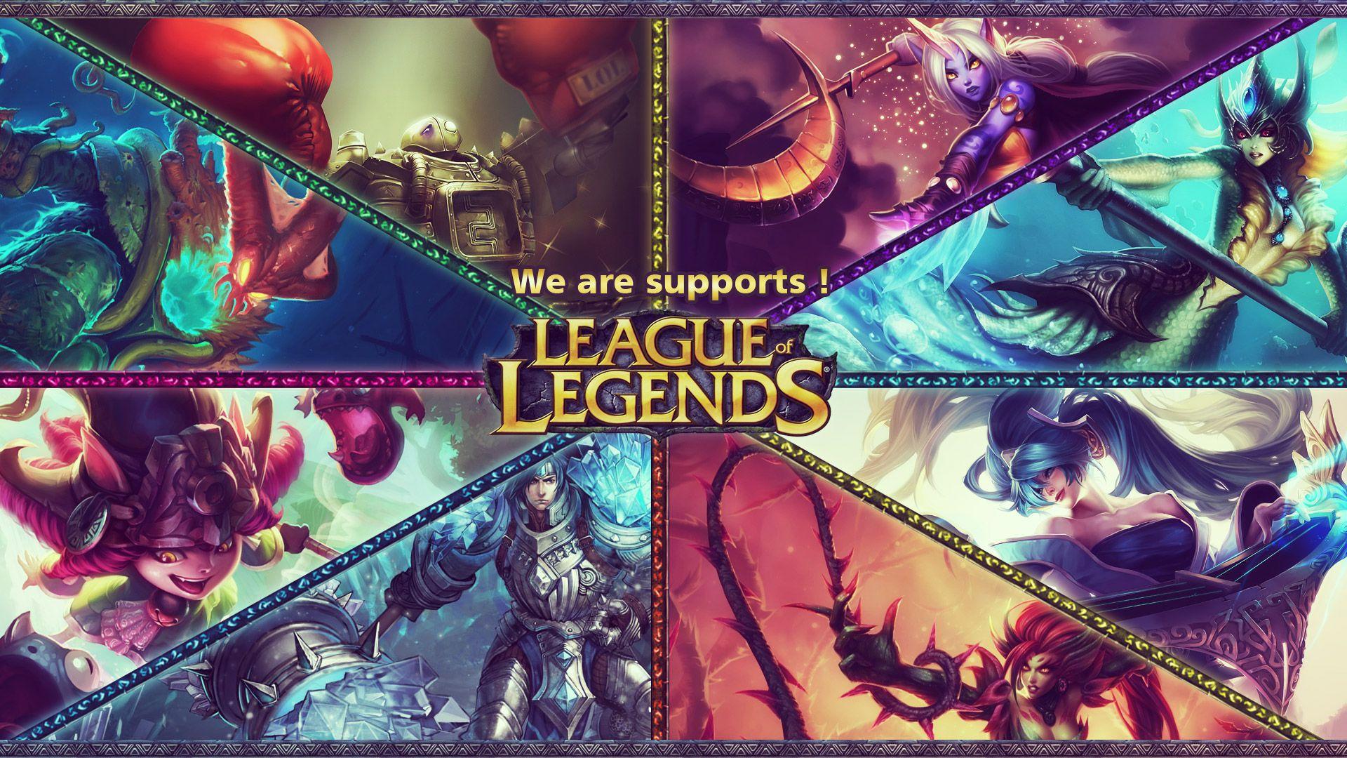 1920x1080 League of Legends Supports