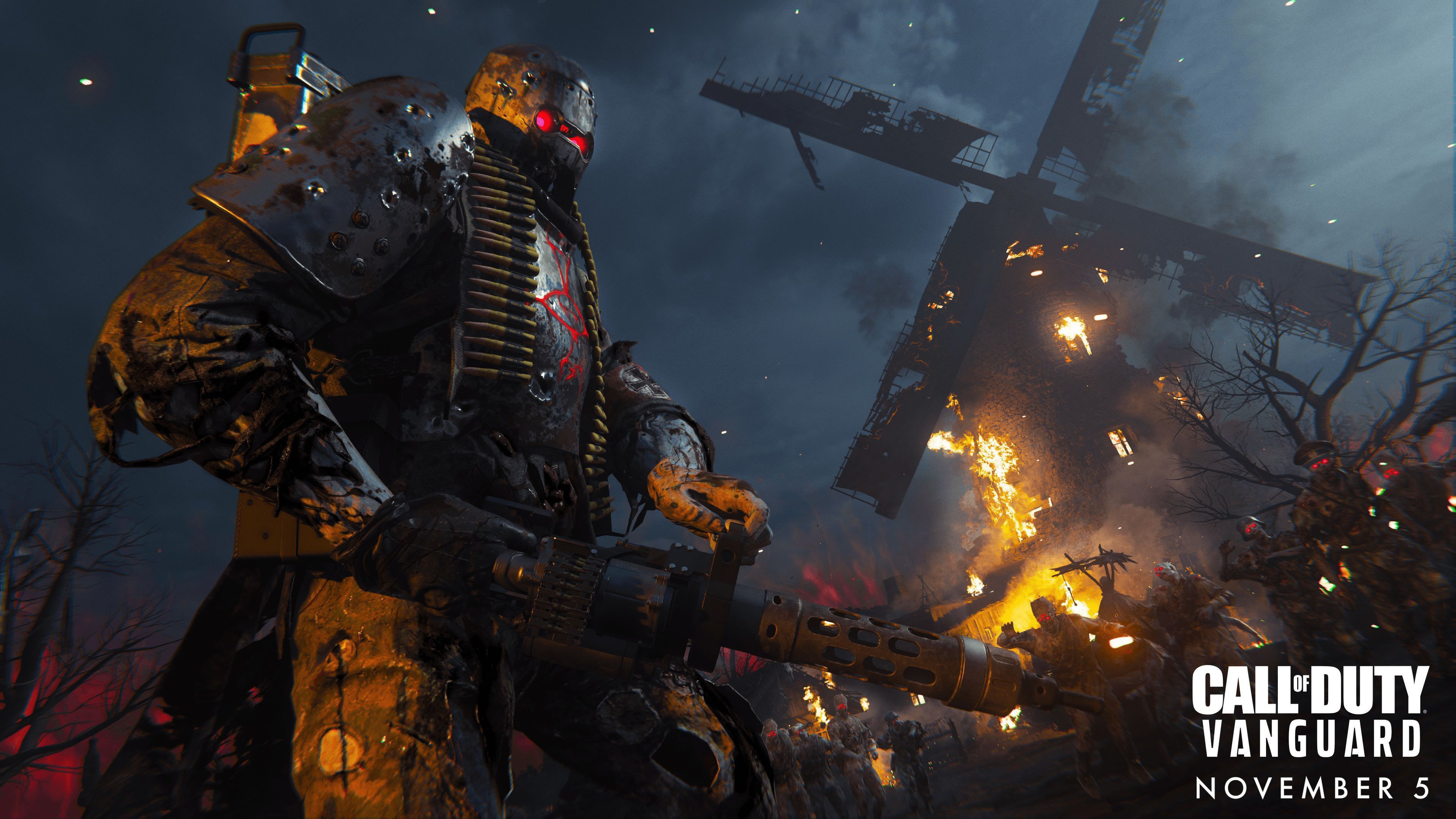 3840x2160 Sergeant Arthur Lieutenant Polina Petrova Kingsley Lucas Riggs 4K HD Call of Duty Vanguard Wallpaper