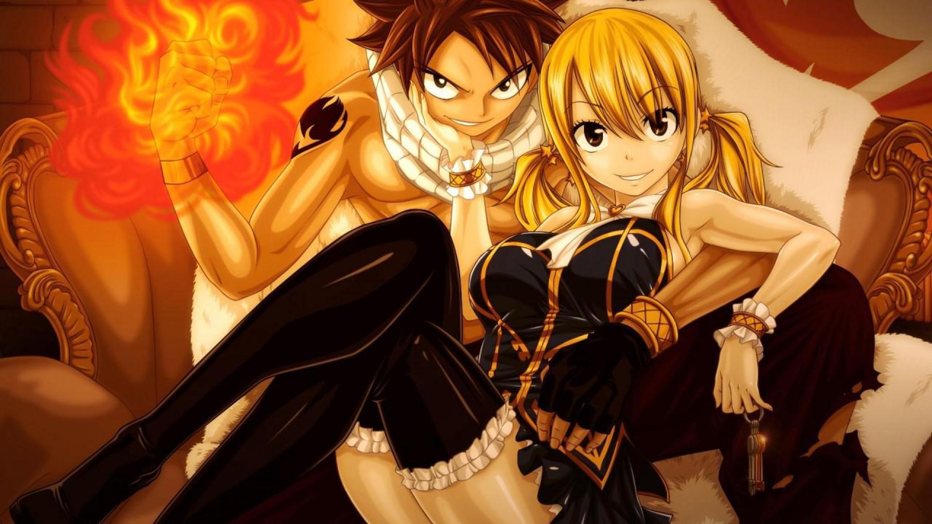 1920x1080 KING AND QUEEN OF FAIRY TAIL NALU WALLPAPER