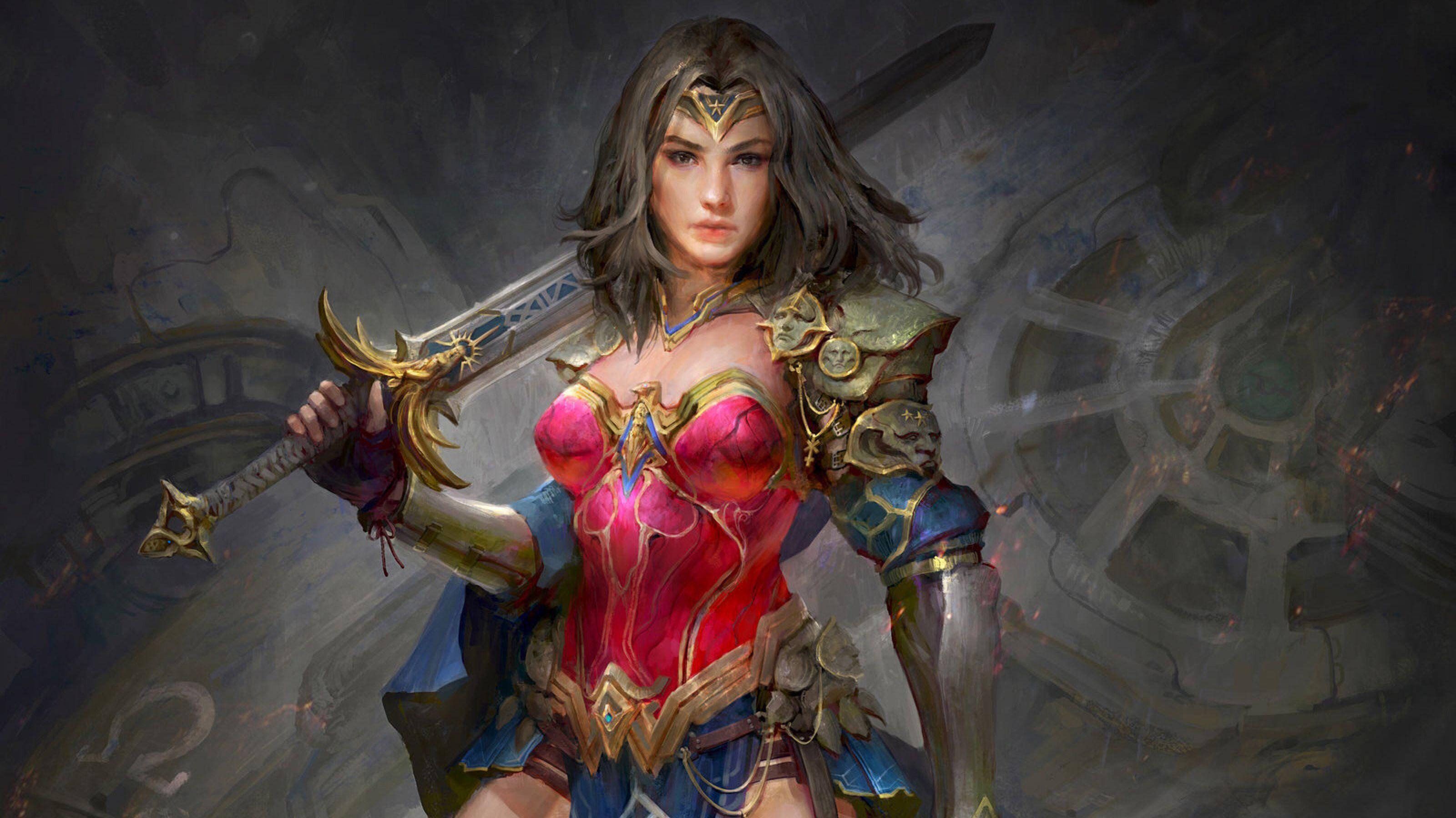 3200x1800 Wonder Woman 1984 Movie Artwork Woman 1984 Movie