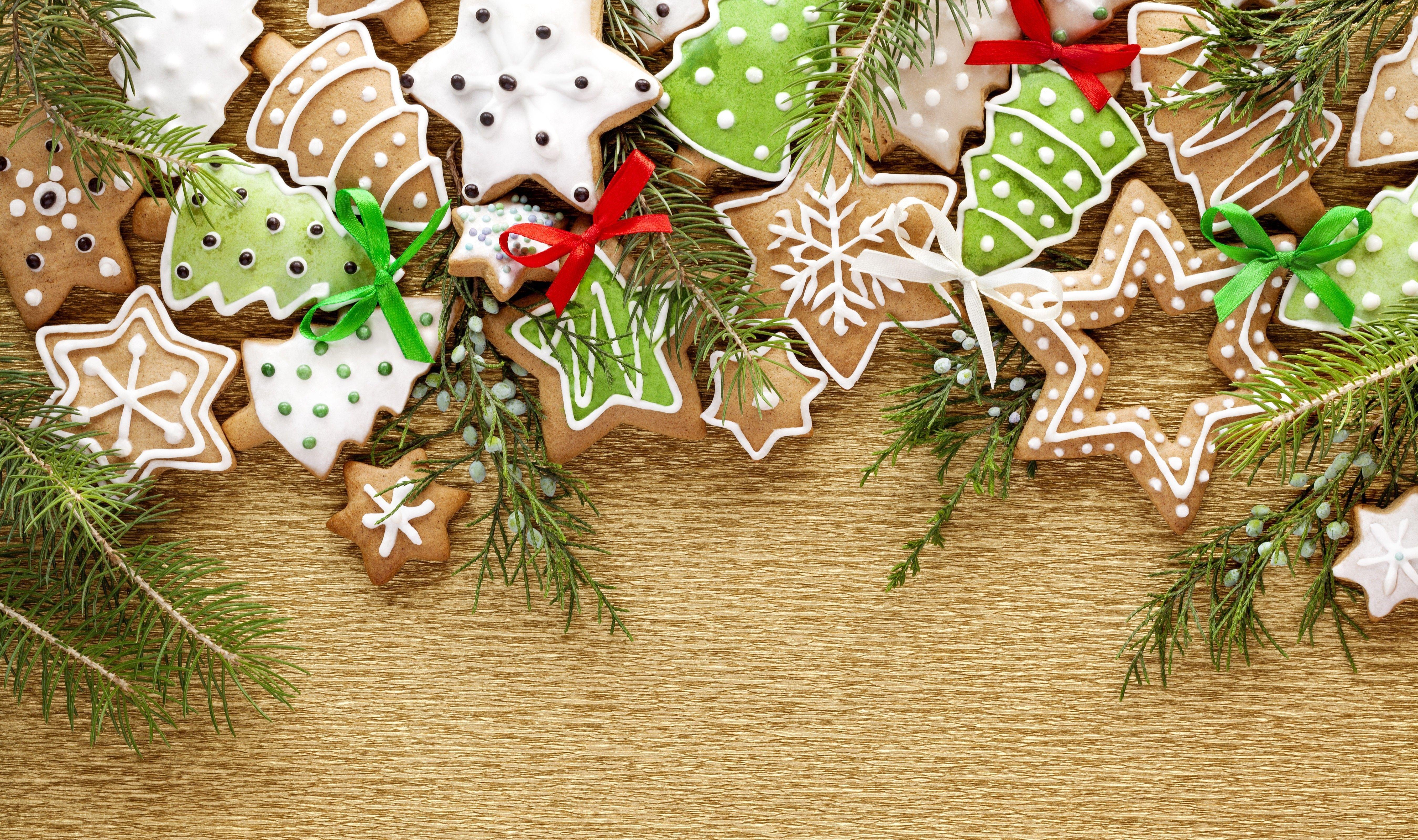 5400x3200 Christmas Tree, Biscuit Wallpaper And Image Lunch