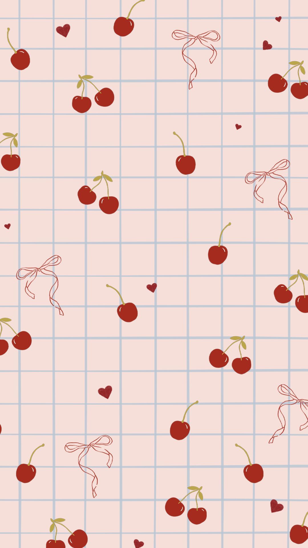1080x1920 Free cute cherry phone wallpaper to download