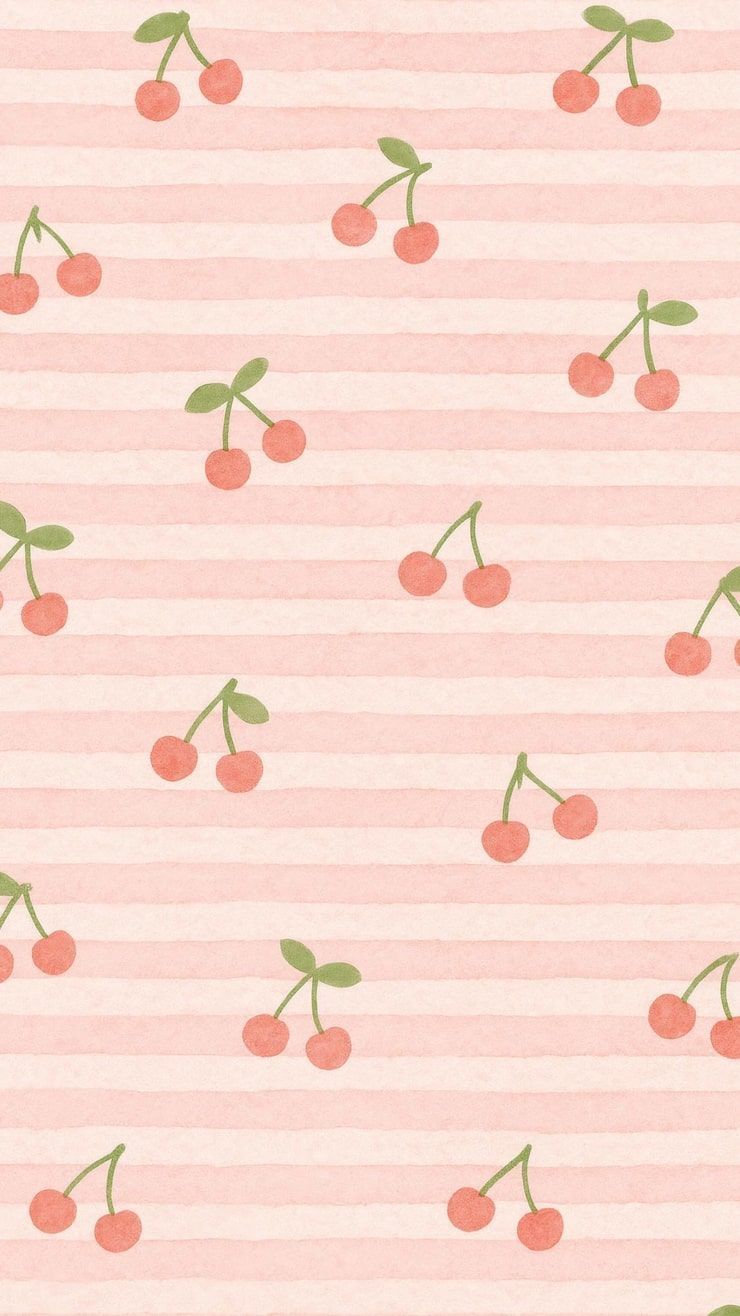 740x1316 Cute aesthetic wallpaper cherry Image