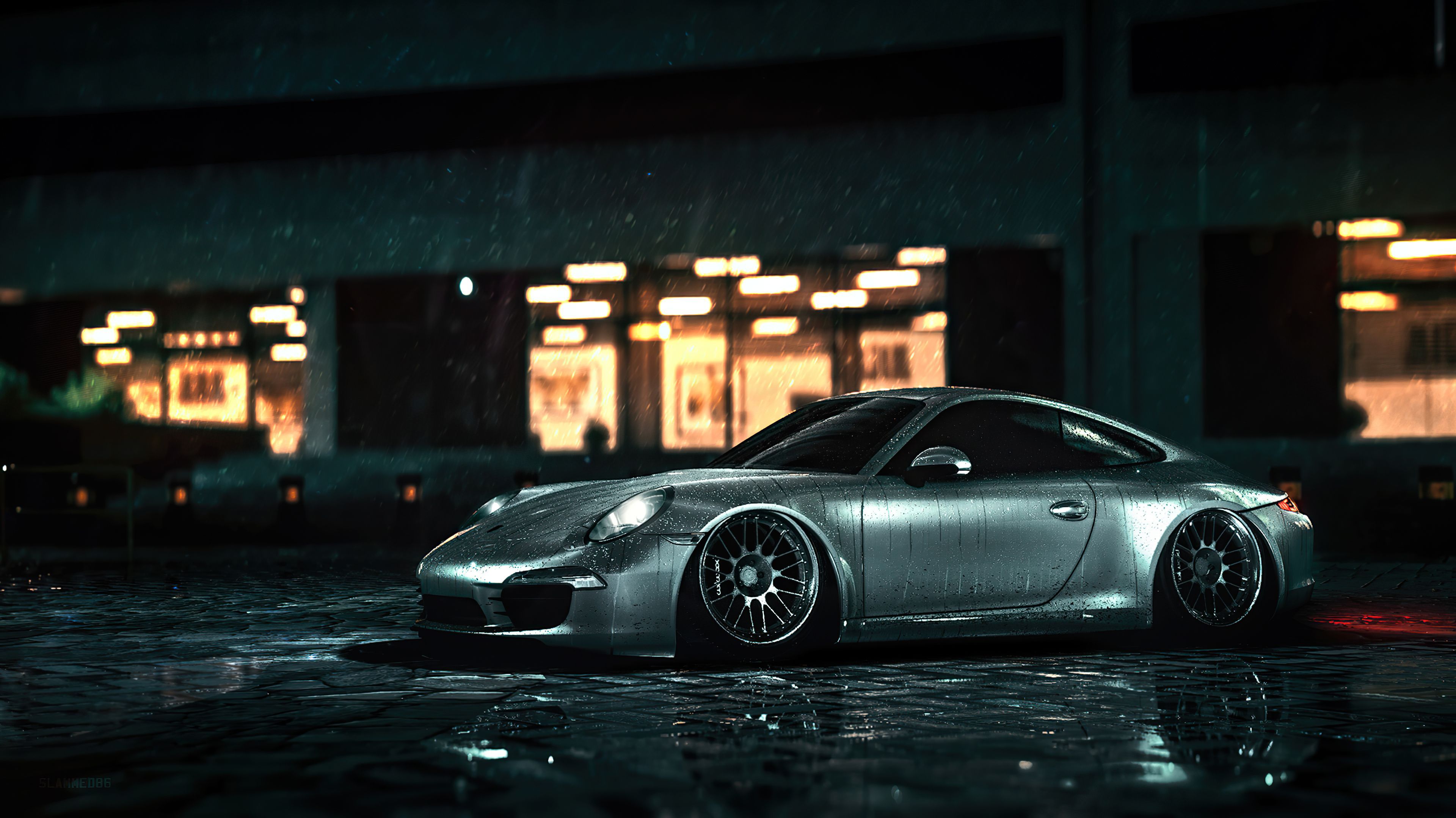 3840x2160 Porsche 911 Rain Wallpaper, HD Cars Wallpaper, 4k Wallpaper, Image, Background, Photos and Picture