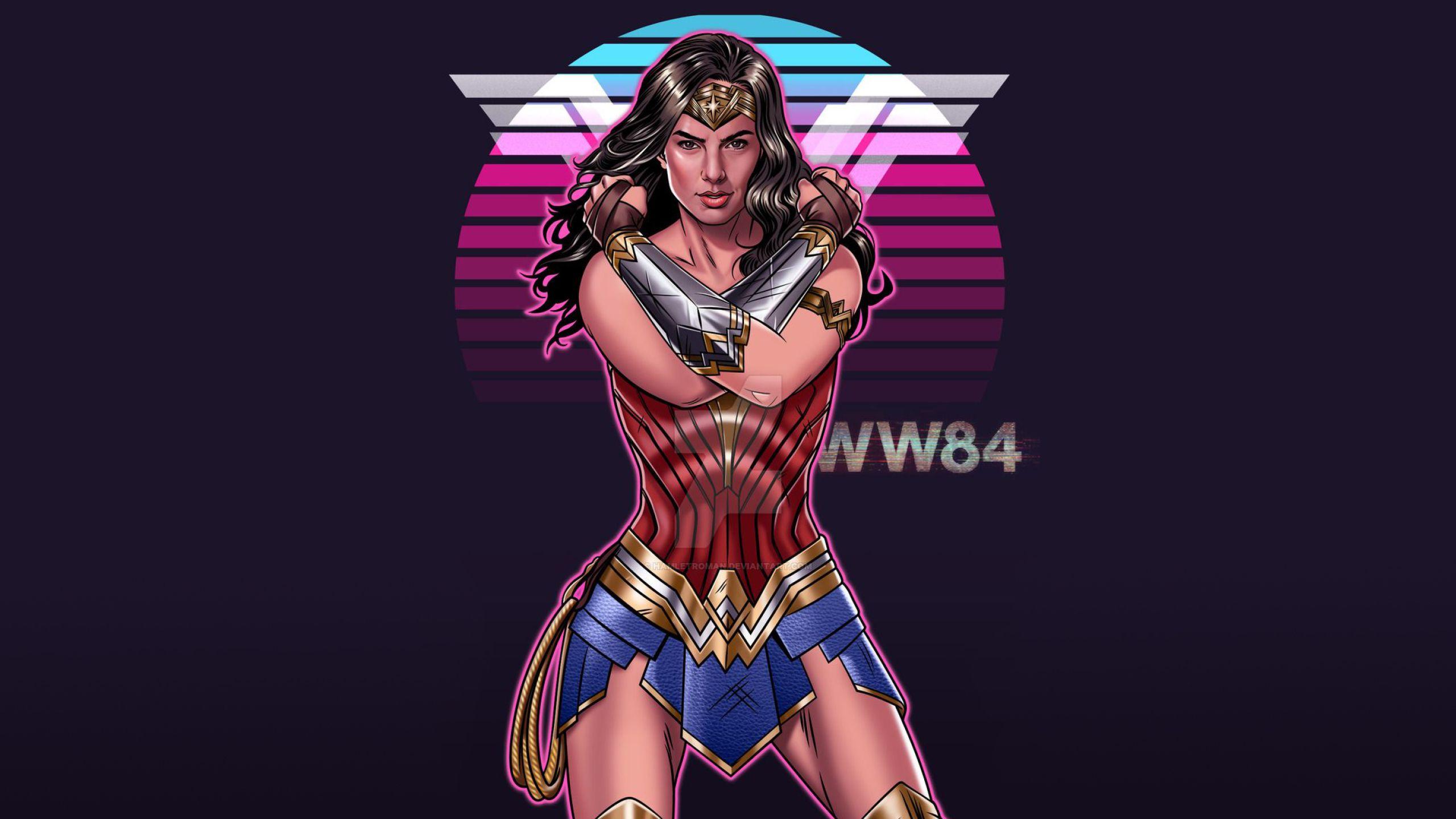 2560x1440 Wonder Woman 1984 Artwork 1440P Resolution Wallpaper, HD