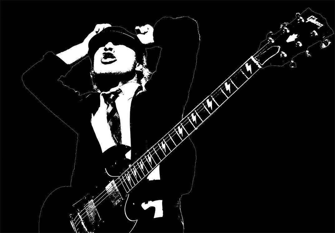 1073x745 Angus Young Wallpaper